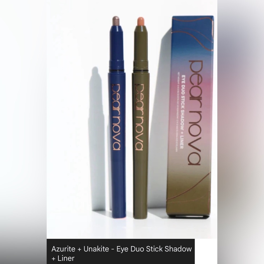 Pear Nova Eye Duo Stick - Shadow + Liner
Azurite and Unakite